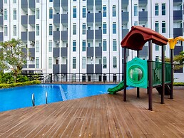 Fancy And Nice 1Br With Extra Room At Amartha View Apartment