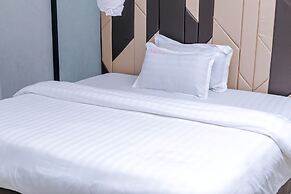 Beautiful woman hotel