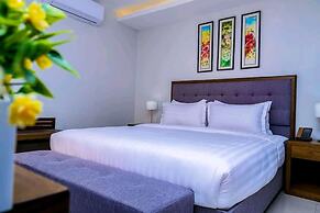 Beautiful woman hotel