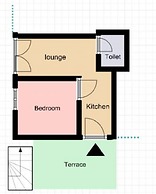 Jasmin in Katavolos With 1 Bedrooms and 1 Bathrooms