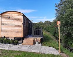 Shepherds Hut With hot tub on Anglesey North Wales