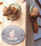 Shepherds Hut With hot tub on Anglesey North Wales