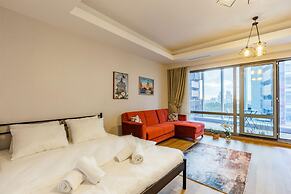Modern Studio Flat With City View in Sariyer