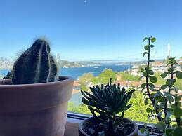Flat With Bosphorus View and Backyard in Uskudar