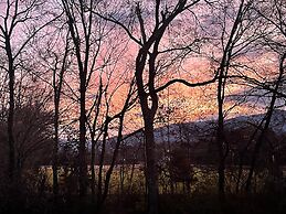 Yellow Cabin on the River