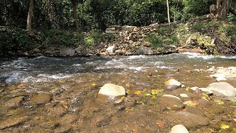 Yellow Cabin on the River