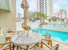BR06 Quarto e Sala - 550m Praia da Barra