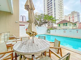 BR06 Quarto e Sala - 550m Praia da Barra