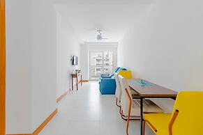 BR06 Quarto e Sala - 550m Praia da Barra