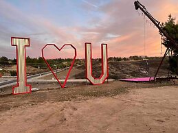 Water Vinyasa Fire Pit Pool Outdoor Lounge