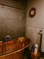 Water Vinyasa Fire Pit Pool Outdoor Lounge