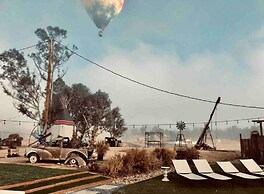 air Vinyasa Wineries Fire Pit Pool