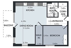 Sanders Arena - Petite 1-bdr Apt Close to Metro