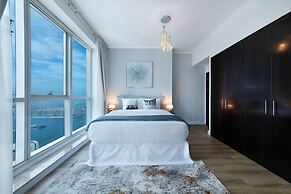 Maison Privee - High-Floor Trendy Apt w/ Marina, Palm & Ocean Vws