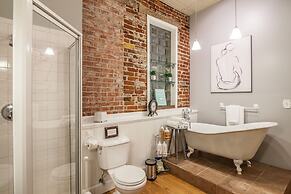 Elegant Loft-style Retreat in Old Firehouse Alley