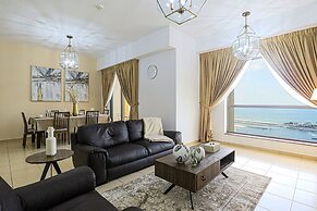 Marco Polo - Full Sea & Dubai Eye View | 2 BR | Near JBR Beach