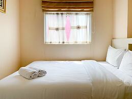Modern Look And Comfortable 2Br Green Pramuka City Apartment