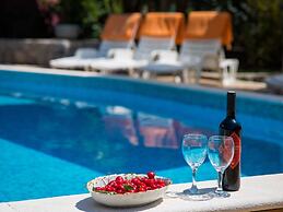 Apartments Vidak - One Bedroom Apartment With Terrace and Pool View -