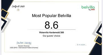 Luxury Water Villa in Harderwold With Jetty