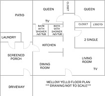 Mellow Yellow 3 Bedroom Home