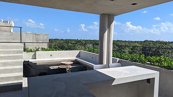 Jungle Loft in Aldea Zama l Pool l Grill