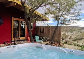 The Cabin Under The Stars - Hot Tub, Bbq And A Firepit 2 Bedroom Cabin