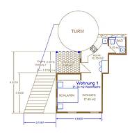 Blaue Wohnung