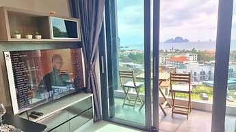 Bo401 Paradise Sea View 2 Bedrooms Plus 2bathrooms at Center Ao Nang