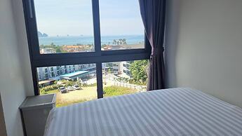 Bo401 Paradise Sea View 2 Bedrooms Plus 2bathrooms at Center Ao Nang