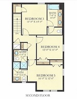 Spacious 5bd Pool Th, Champions Gate-1610mvd 5 Bedroom Townhouse by Re