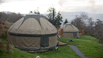 Charming Yurt in Kelburn Estate Near Largs