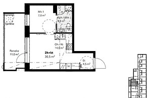 2ndhomes Pikku Aleksi Apartment