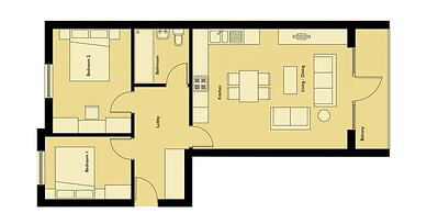 2-bedroom Apartments