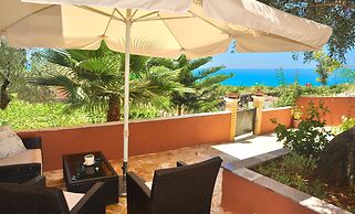 House Angelos D With sea View and Private Garden - Agios Gordios Beach