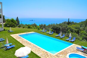 Studio Apartments With Pool, Panorama sea View - Pelekas Beach, Corfu
