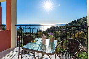 Studio Apartments With Pool Panorama sea View Pelekas Beach Corfu