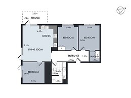 Sanders Arena - Chic 3-bdr Apt Close to Metro