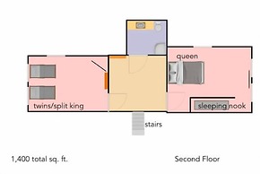 Huge Riverfront Deck + Walk Everywhere Viking Lodge 100a 3 Bedroom Con