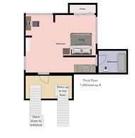 Space For All! Close To Lift 7, Fireplace, Hot Tub 3 Bedroom Condo by 