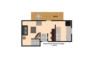 Snowy Peak Views From Living Room, 2 Parking Spaces, Walk To Ski 1 Bed