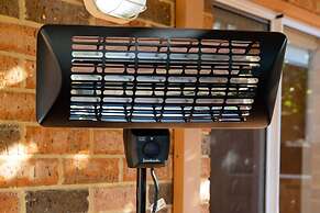 Idyllic Modern Scarborough Home Fireplace BBQ