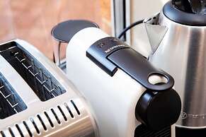 Idyllic Modern Scarborough Home Fireplace BBQ