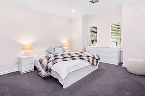 Idyllic Modern Scarborough Home Fireplace BBQ