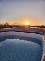 Luxury beachfront villa with private pool and cozy Pavillon with priva