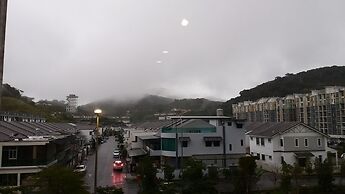 Misty Wonderland Next to Night Market