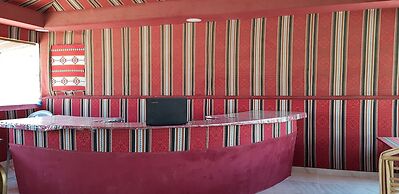 Glamping at wadi rum under the sun