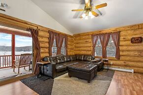 Gorgeous Lake Front Real Log Home