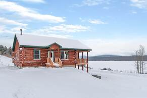 Gorgeous Lakefront Real Log Home