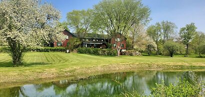 The Old Orchard Home Is Surrounded By A Small Apple Orchard, Large Mea