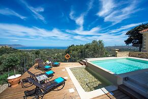 Villa Cretan View with Heated Swimming Pool